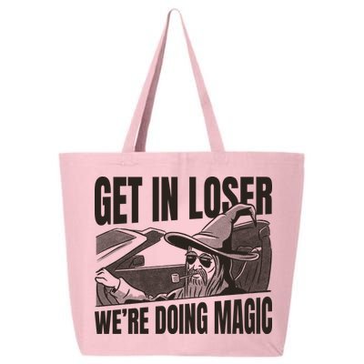 Get In Loser We're Doing Magic Wizard Parody Retro 25L Jumbo Tote
