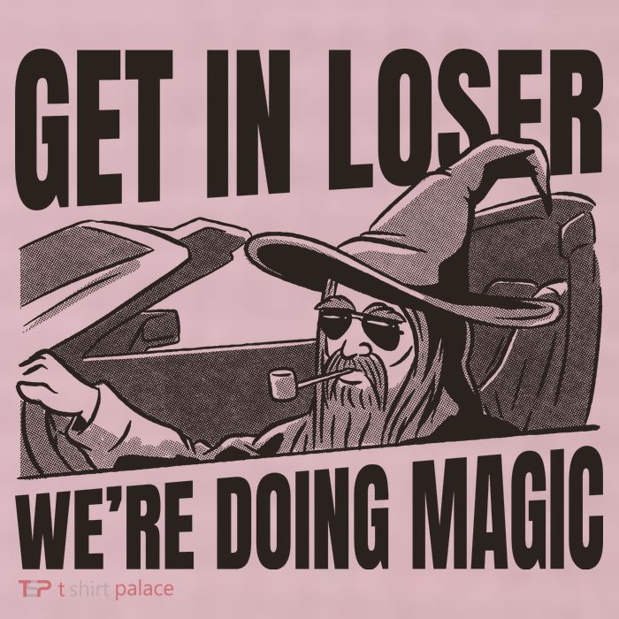 Get In Loser We're Doing Magic Wizard Parody Retro 25L Jumbo Tote