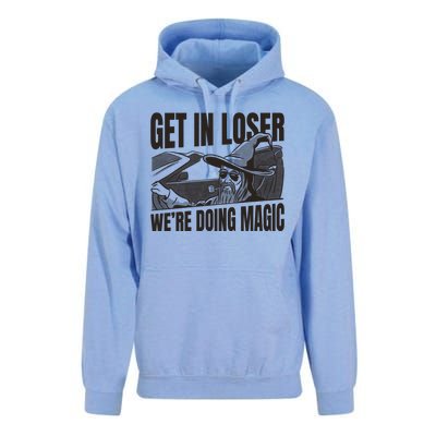 Get In Loser We're Doing Magic Wizard Parody Retro Unisex Surf Hoodie