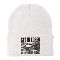 Get In Loser We're Doing Magic Wizard Parody Retro Beanie