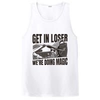 Get In Loser We're Doing Magic Wizard Parody Retro PosiCharge Competitor Tank