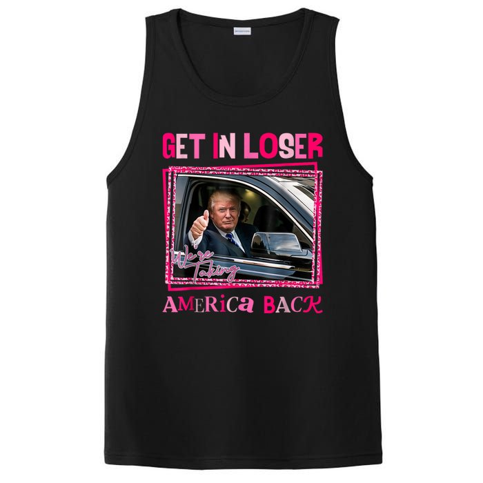 Get In Loser America Back Donald Trump 2024 Take America Back Usa United States PosiCharge Competitor Tank