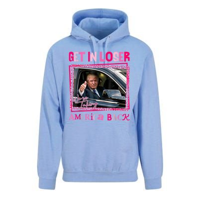 Get In Loser America Back Donald Trump 2024 Take America Back Usa United States Unisex Surf Hoodie