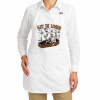 Get In Loser Funny Skeleton Halloween Apron