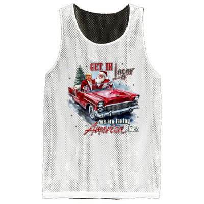 Get In Loser We Are Taking America Back Mesh Reversible Basketball Jersey Tank