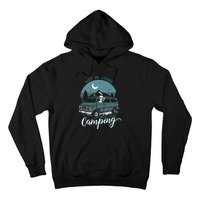 Get In Loser Were Going Camping Funny Alien Space Abduction Hoodie