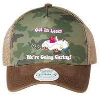 Get In Loser Were Going Caring Funny Bear Legacy Tie Dye Trucker Hat