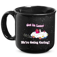 Get In Loser Were Going Caring Funny Bear 15oz Campfire Ceramic Mug