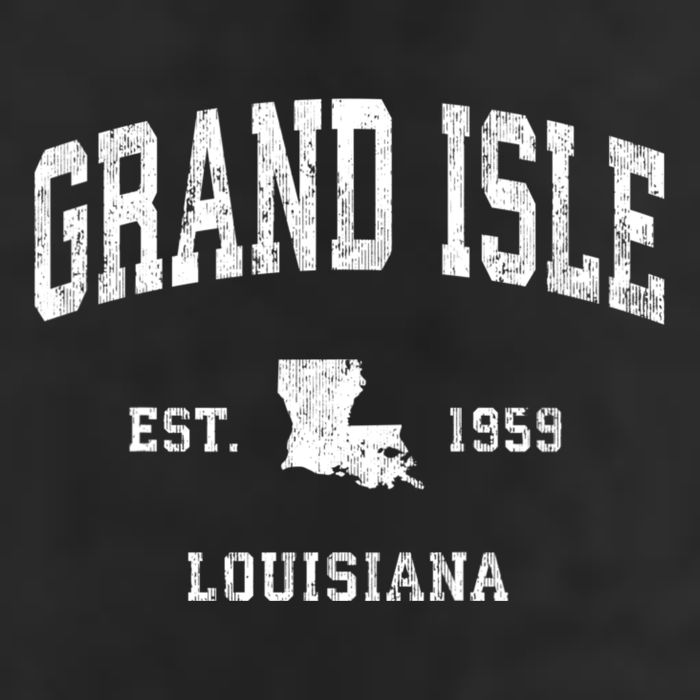 Grand Isle Louisiana La Vintage Athletic Beanie