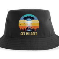 Get In Loser Alien Bigfoot Plus Size Sustainable Bucket Hat