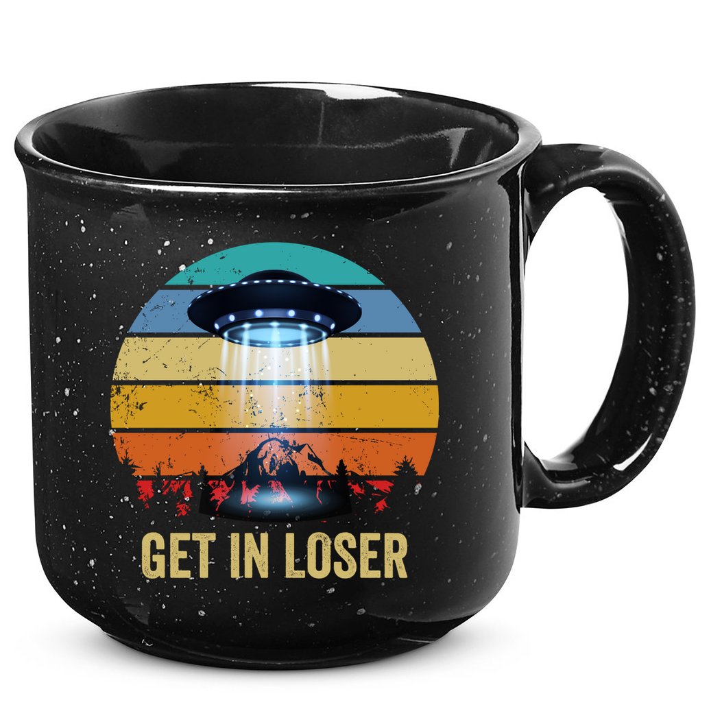 Get In Loser Alien Bigfoot Plus Size 15oz Campfire Ceramic Mug