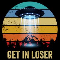Get In Loser Alien Bigfoot Plus Size Toddler Sweatshirt
