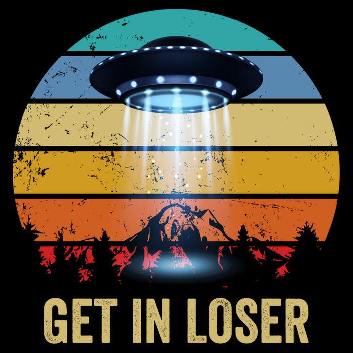 Get In Loser Alien Bigfoot Plus Size Toddler Sweatshirt