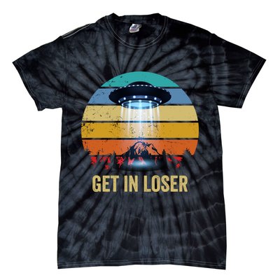 Get In Loser Alien Bigfoot Plus Size Tie-Dye T-Shirt