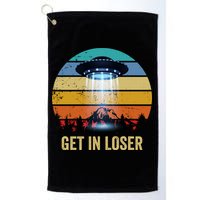 Get In Loser Alien Bigfoot Plus Size Golf Towel