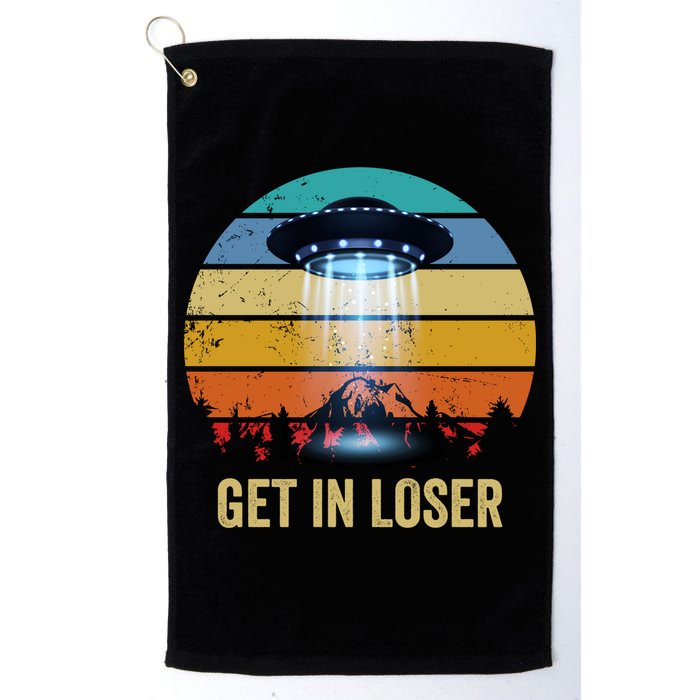 Get In Loser Alien Bigfoot Plus Size Golf Towel