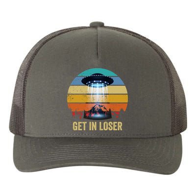 Get In Loser Alien Bigfoot Plus Size Yupoong Adult 5-Panel Trucker Hat