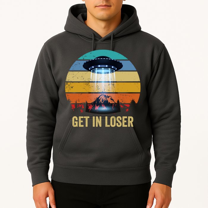 Get In Loser Alien Bigfoot Plus Size Hoodie