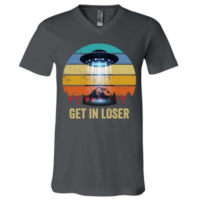 Get In Loser Alien Bigfoot Plus Size V-Neck T-Shirt