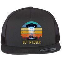 Get In Loser Alien Bigfoot Plus Size Flat Bill Trucker Hat