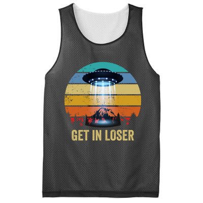 Get In Loser Alien Bigfoot Plus Size Mesh Reversible Basketball Jersey Tank