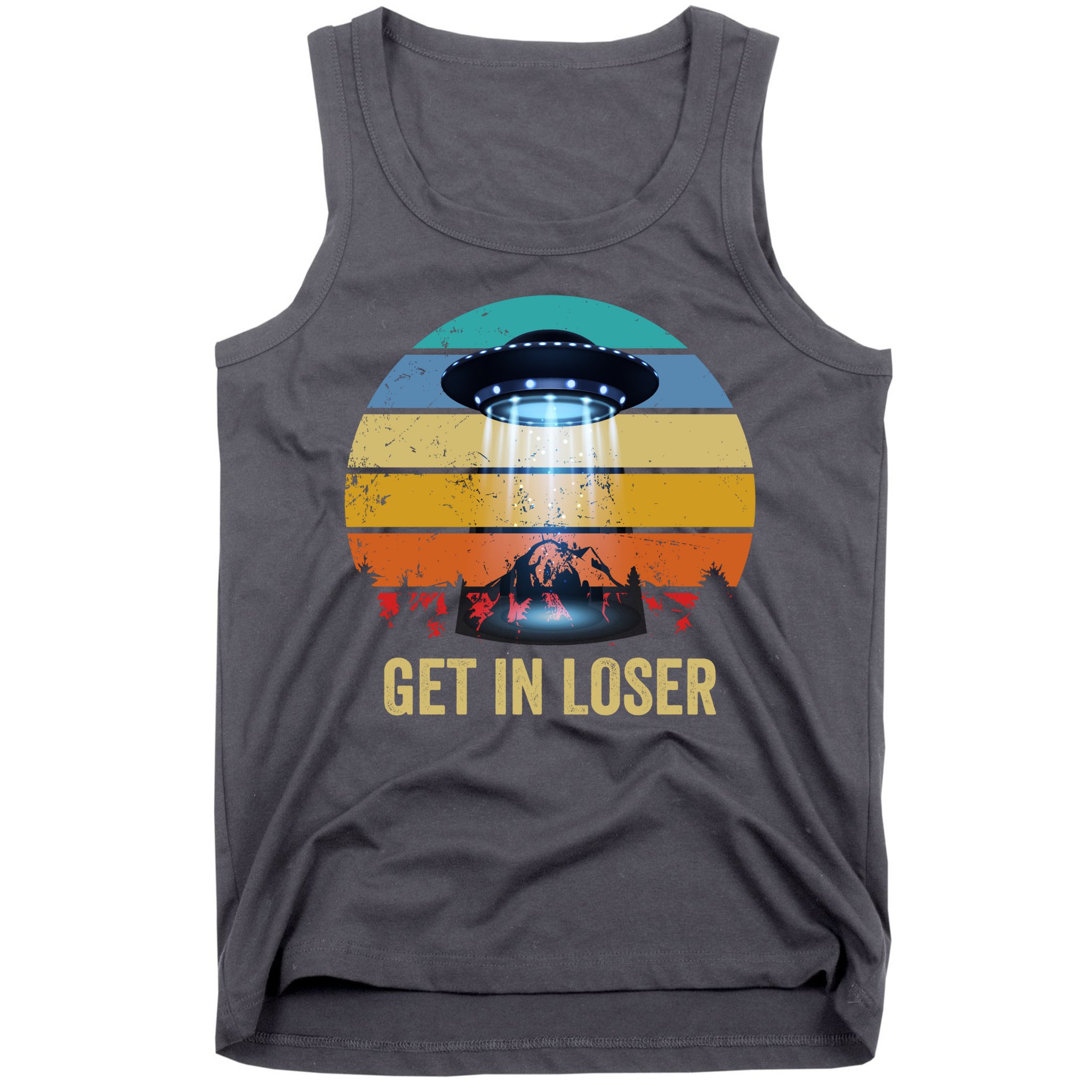 Get In Loser Alien Bigfoot Plus Size Tank Top