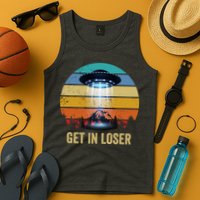 Get In Loser Alien Bigfoot Plus Size Tank Top