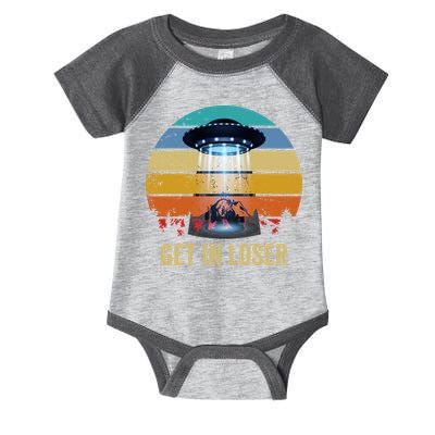 Get In Loser Alien Bigfoot Plus Size Infant Baby Jersey Bodysuit