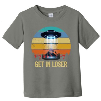 Get In Loser Alien Bigfoot Plus Size Toddler T-Shirt