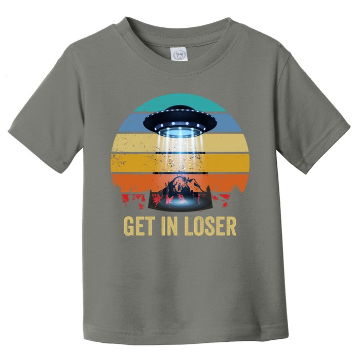 Get In Loser Alien Bigfoot Plus Size Toddler T-Shirt