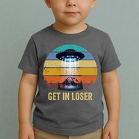 Get In Loser Alien Bigfoot Plus Size Toddler T-Shirt
