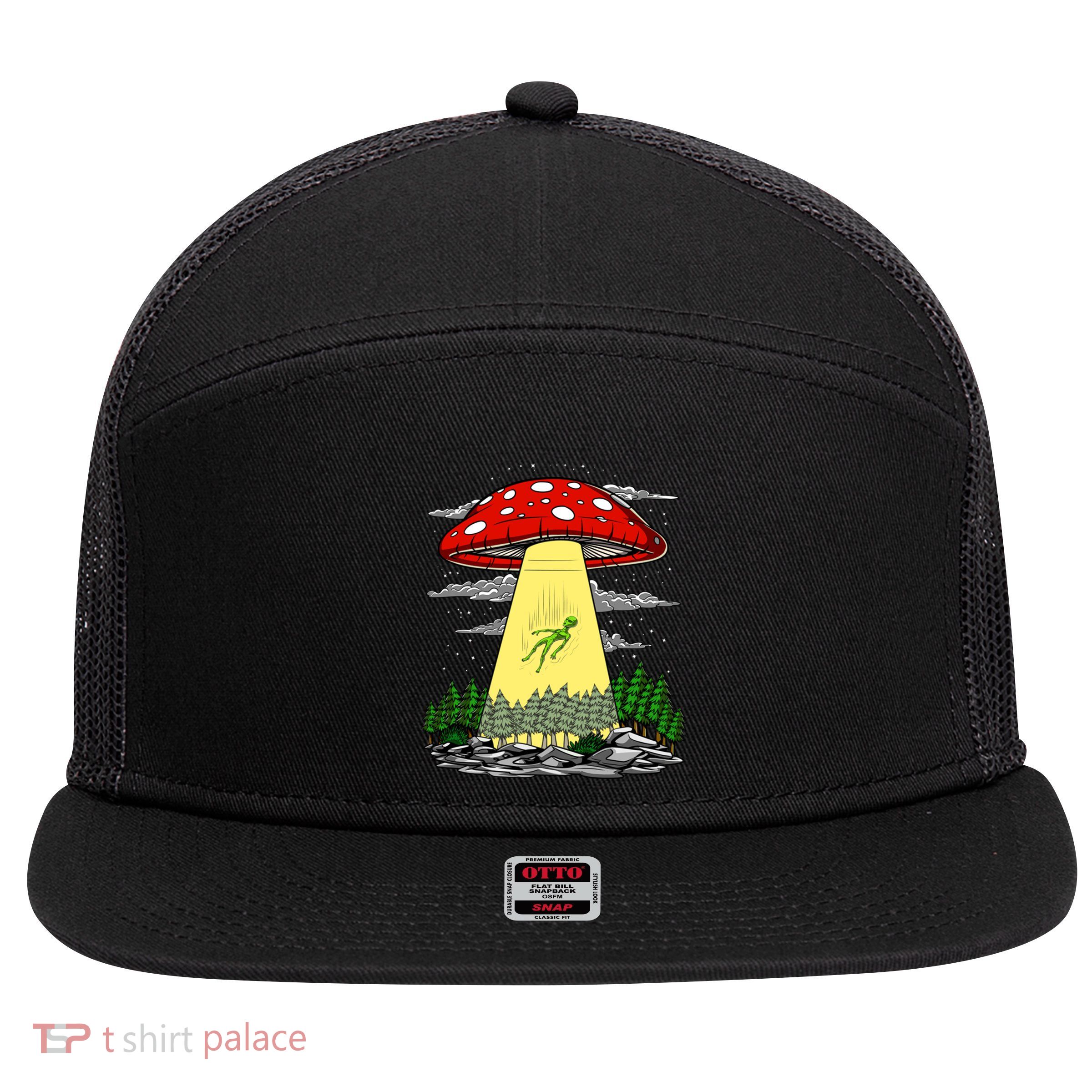 Get In Loser Were Doing Butt Stuff 7 Panel Mesh Trucker Snapback Hat