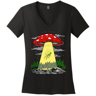 Get In Loser Were Doing Butt Stuff Women's V-Neck T-Shirt