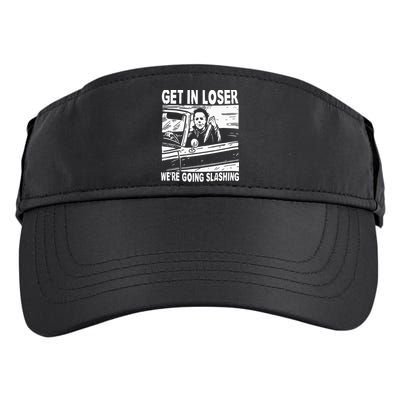 Get In Loser We're Going Slashing Horror Character Halloween Adult Drive Performance Visor