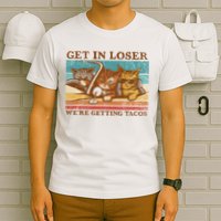 Get In Loser We're Getting Tacos Cats T-Shirt