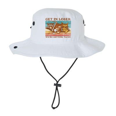 Get In Loser We're Getting Tacos Cats Bucket Hat