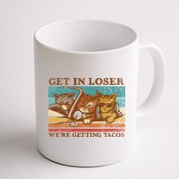 Get In Loser We're Getting Tacos Cats Mug