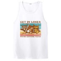 Get In Loser We're Getting Tacos Cats PosiCharge Competitor Tank