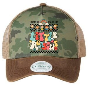 Groovy I Love My Job For All The Little Reasons Teacher Legacy Tie Dye Trucker Hat