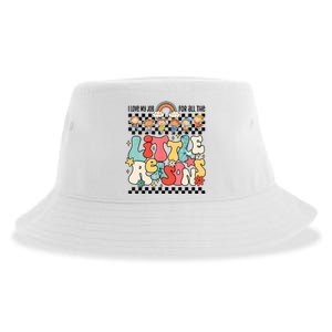 Groovy I Love My Job For All The Little Reasons Teacher Sustainable Bucket Hat