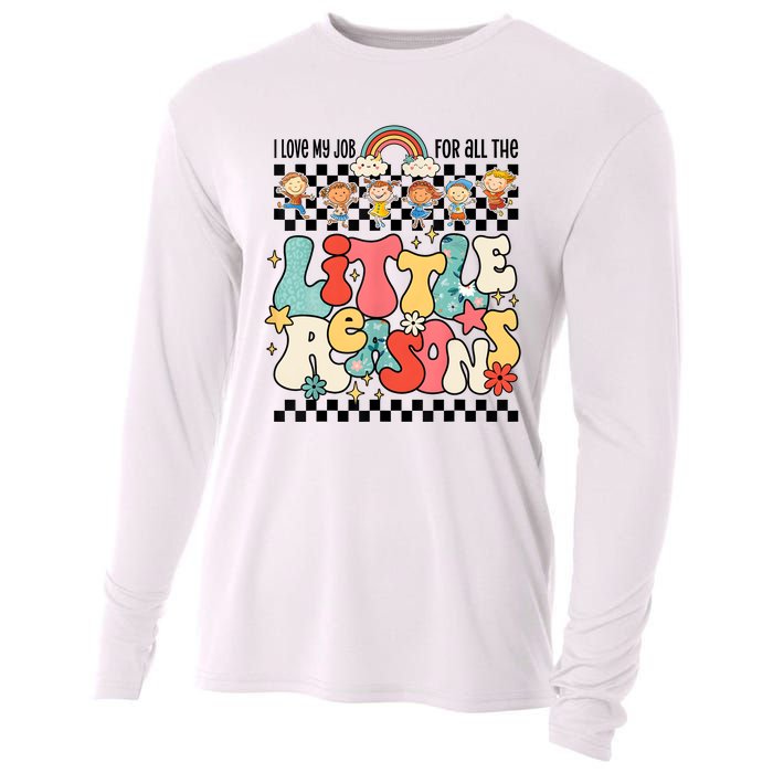 Groovy I Love My Job For All The Little Reasons Teacher Cooling Performance Long Sleeve Crew