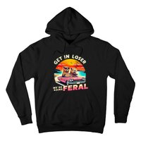 Get In Loser Were Going Feral Capybara Lovers Hoodie