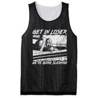 Get In Loser WeRe Going Slashing Horror Halloween Character Mesh Reversible Basketball Jersey Tank