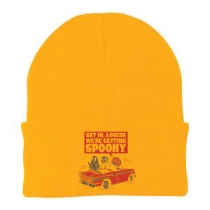 Get In Losers We're Getting Spooky Hallowen Knit Cap Winter Beanie