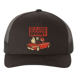 Get In Losers We're Getting Spooky Hallowen Yupoong Adult 5-Panel Trucker Hat