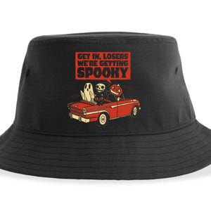 Get In Losers We're Getting Spooky Hallowen Sustainable Bucket Hat