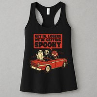Get In Losers We're Getting Spooky Hallowen Womens Tank Top