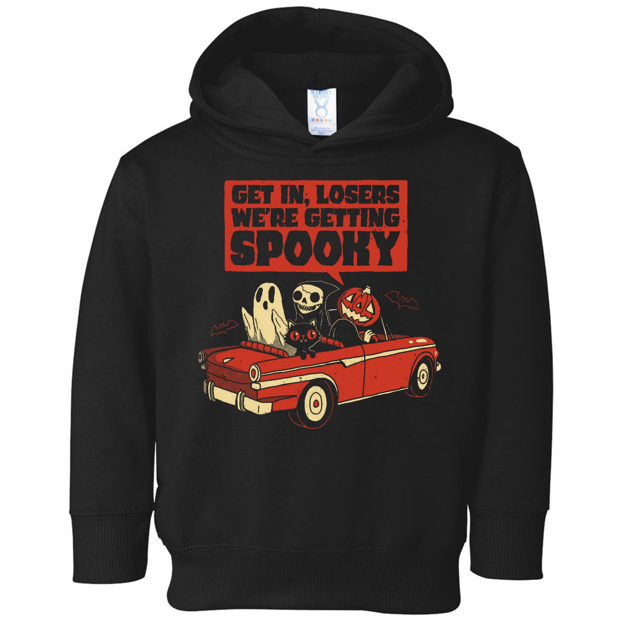 Get In Losers We're Getting Spooky Hallowen Toddler Hoodie