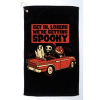 Get In Losers We're Getting Spooky Hallowen Golf Towel