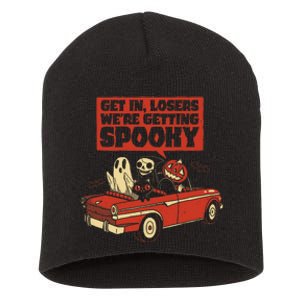 Get In Losers We're Getting Spooky Hallowen Short Acrylic Beanie